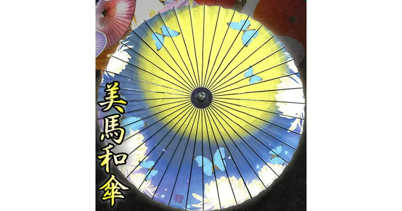 【ふるさと納税】美馬和傘 デザイン日傘 花鳥風月 限定1本 假屋崎省吾さんデザイン 美馬和傘製作集団《30日以内に出荷予定(土日祝除く)》徳島県 美馬市 デザイン日傘 日傘 和傘 傘 送料無料