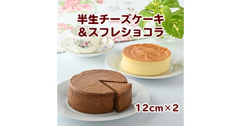 【ふるさと納税】010-056　半生チーズケーキ＆スフレショコラ