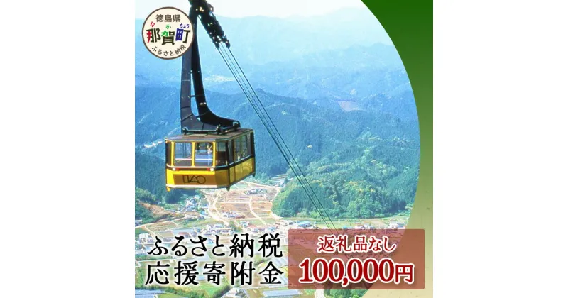 【ふるさと納税】【返礼品なしの寄附】徳島県那賀町 1口：100,000円 ［徳島県 徳島 那賀町 那賀 寄附 おうえん 応援 しえん 支援 応援したい おうえん寄付金 応援寄付金 寄付のみ 返礼品なし 返礼品なしの寄附 100,000円］【NY-6】